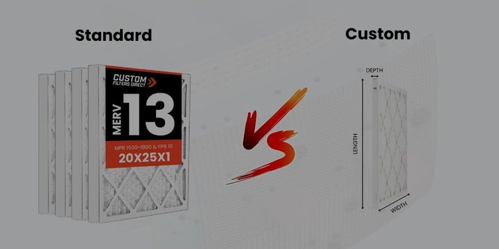 Standard vs. Custom Air Filter Standard vs. Custom Air Filter